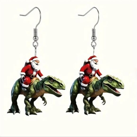 Hand crafted Festive dangle earrings - Picture 2 of 7